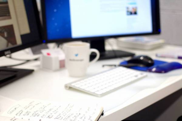 Notebook On A Designer�s Desk 