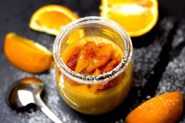 Orange Pudding Dessert 