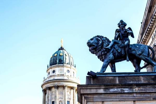 Statue Architecture Berlin Blue Sky  - ISO ...