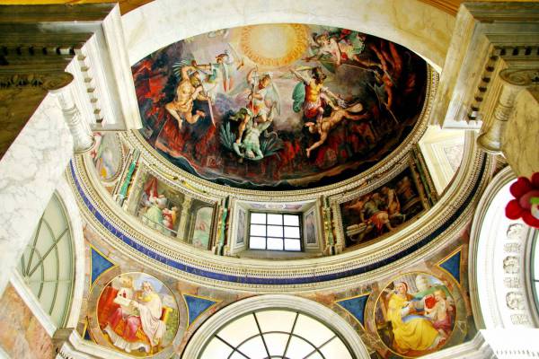 Fresco in Rome Royalty-