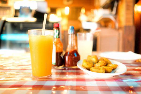 Orange Juice on Breakfast Table Royalty- ...