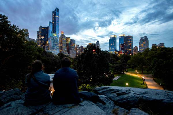 Couple in Central Park 