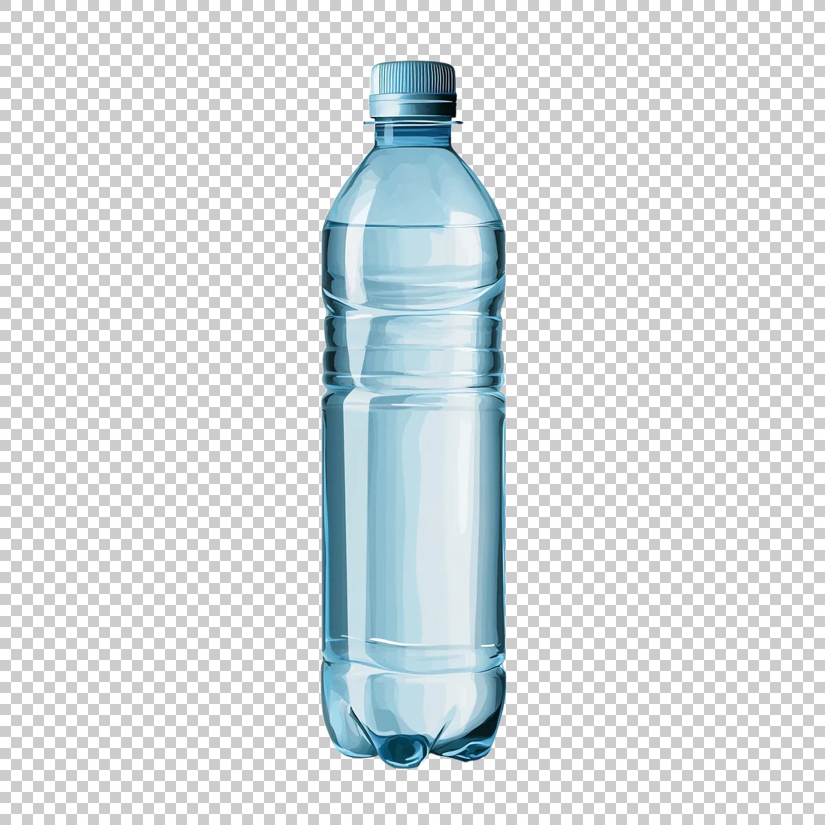 Simple Transparent Plastic Bottle Icon With Screw 0 H transparent PNG