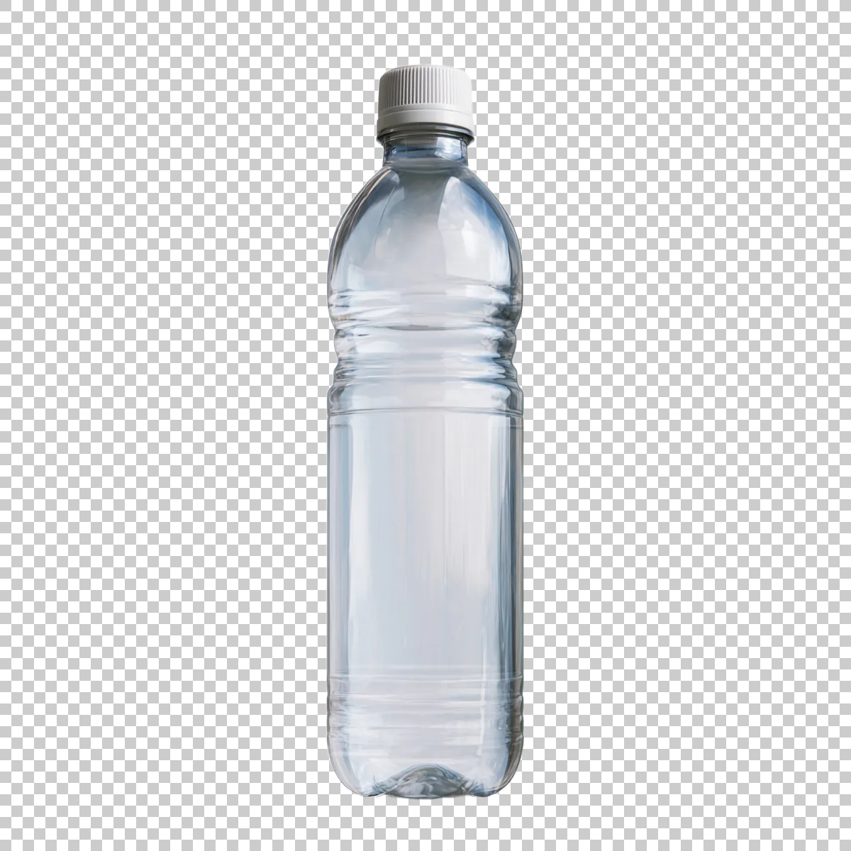 Simple Transparent Plastic Bottle Icon With Screw 2 H transparent PNG