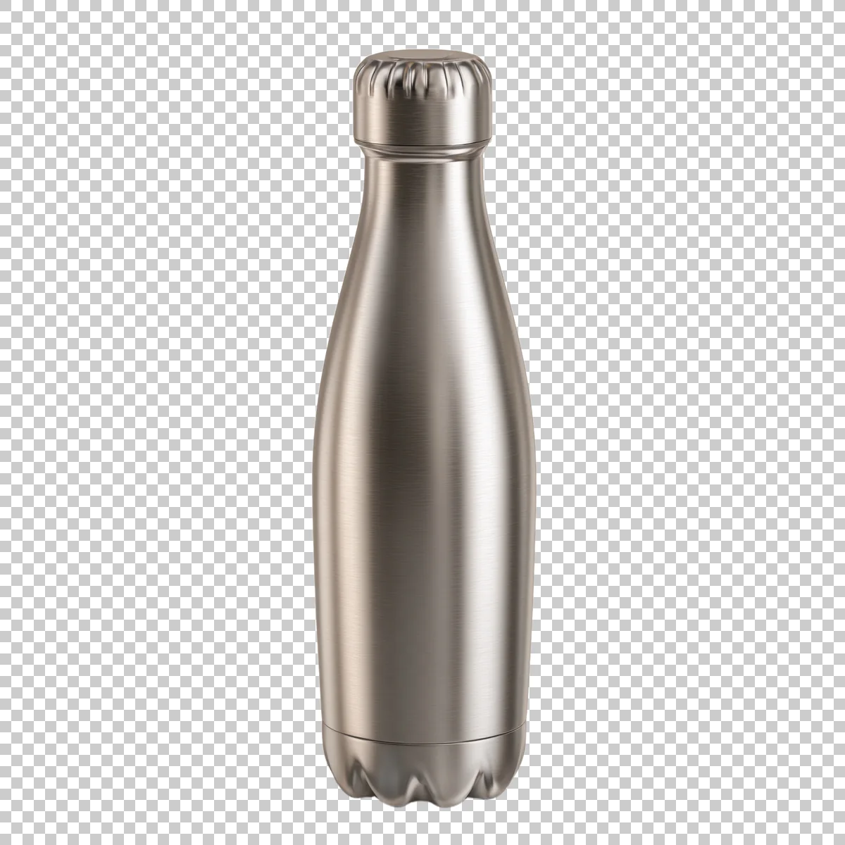 Stainless Steel Reusable Water Bottle With Screw C 1 H transparent PNG