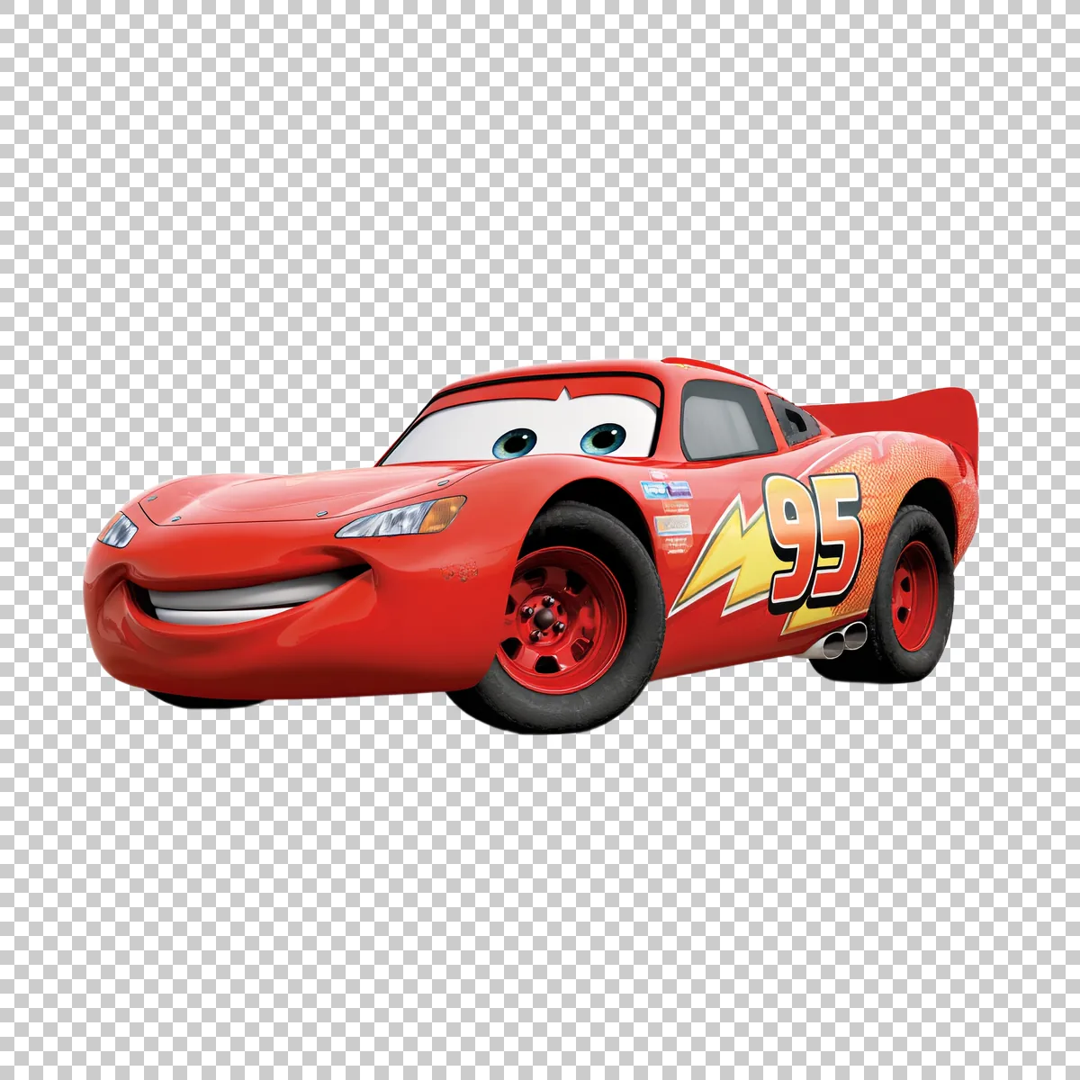 Lightning McQueen Viewed From The Side 2 H transparent PNG