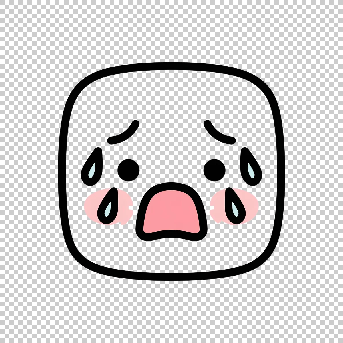 Tiktok Emoji transparent PNG